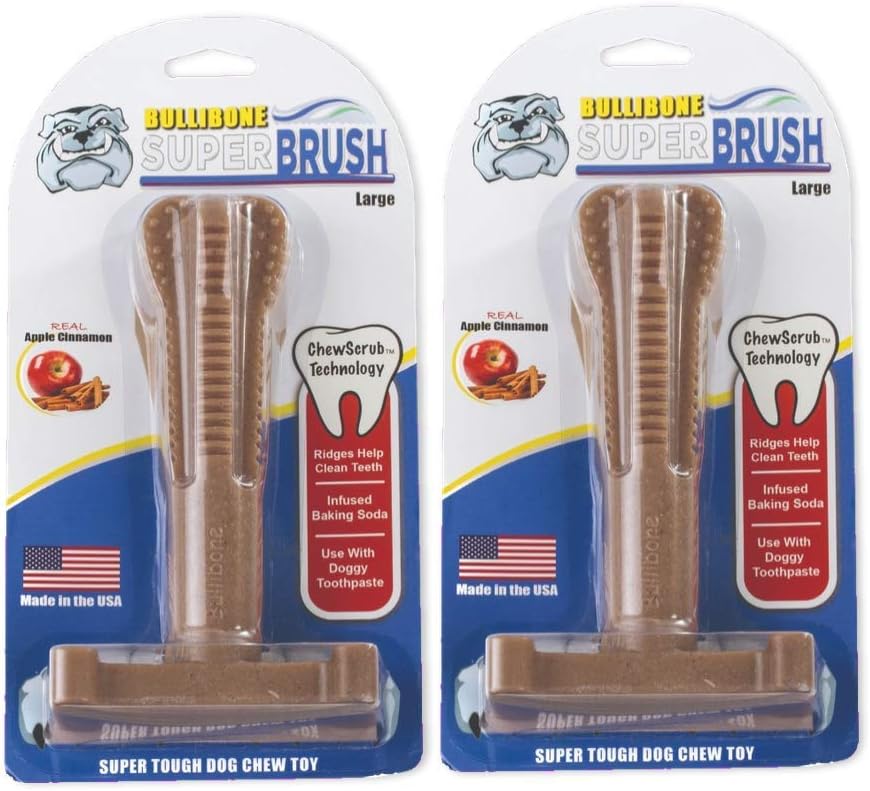 Bullibone SuperBrush: Long Lasting Dog Toothbrush