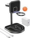 3-Point Power 3 in 1 Magnetic Wireless Charger Stand - Playful Desk