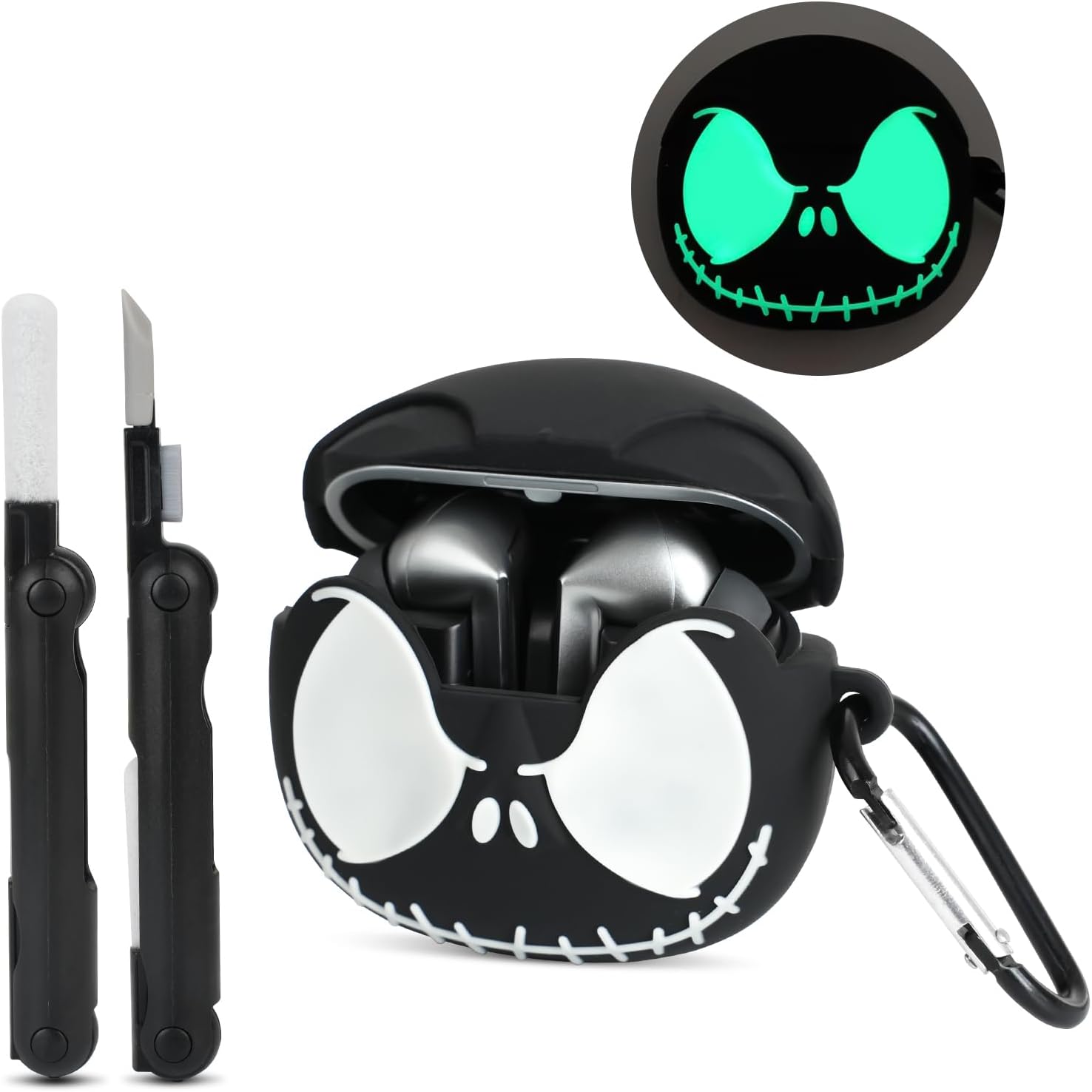Galaxy Buds 3 & Pro Case: Skull Glow-in-the-Dark Kit