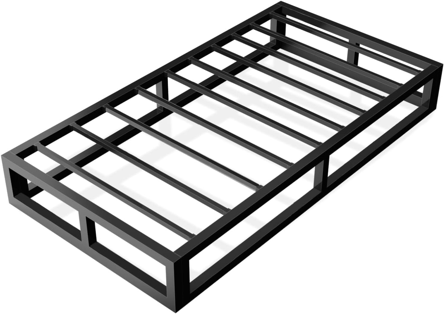 6 Inch Twin XL Bed Frame with Steel Slat Support for Comfort