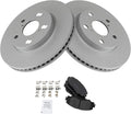 Front Brake Pad & Rotor Kit for 2010-2018 Toyota/Lexus - Quiet Braking