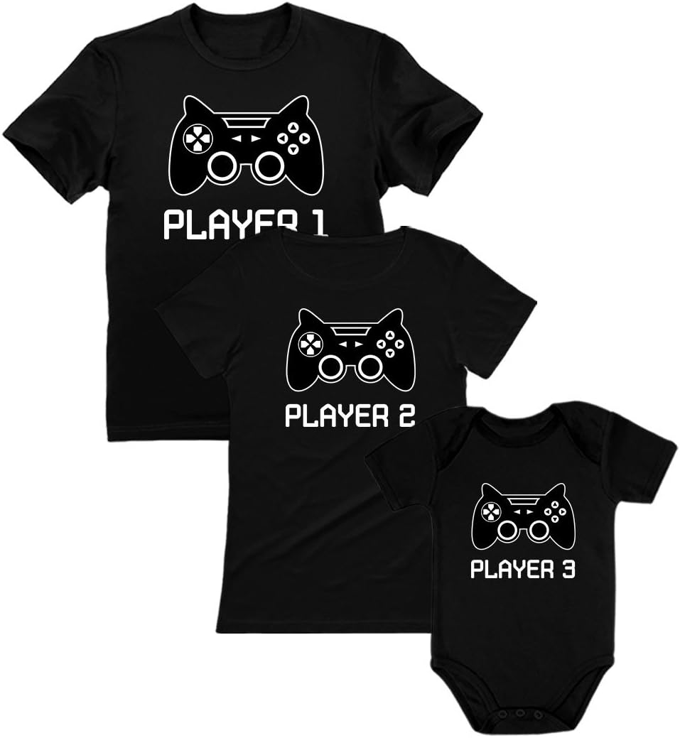 Tstars Family Player Gaming Shirts Set