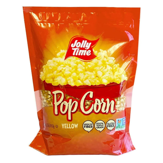 Jolly Time Yellow Popcorn Kernels, 2lb x 6 Pack