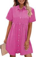 GRAPENT Denim Dress for Women: Chic Babydoll Tiered Style