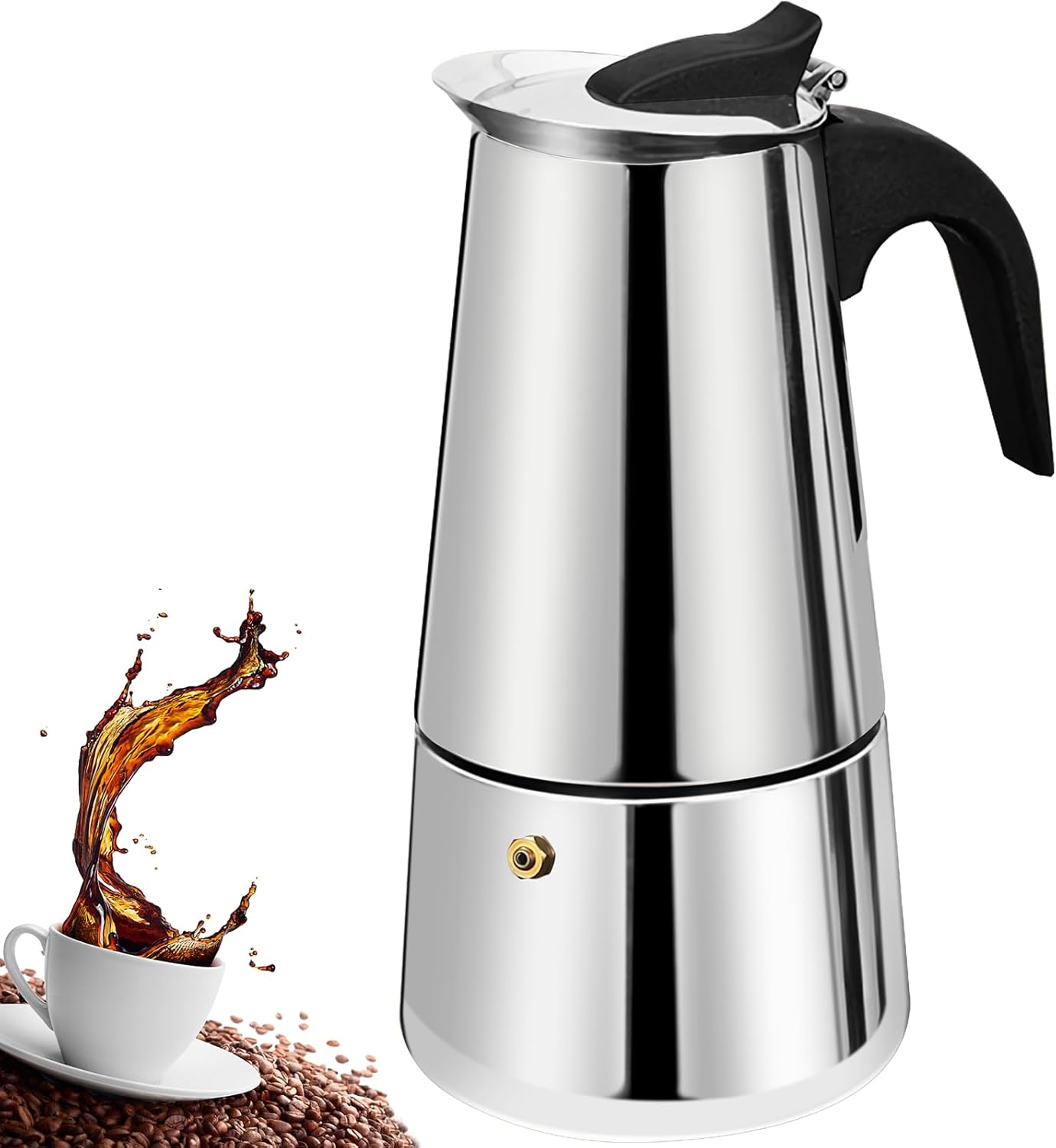 DITOSH Stainless Steel Espresso Maker: Classic, Portable