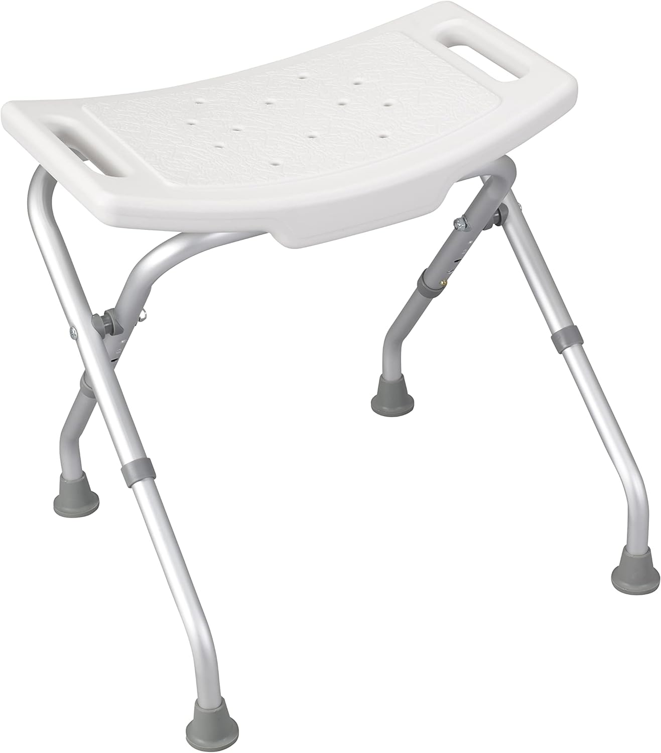 Drive Medical White Handicap Bathroom Bench - Supportive Seating