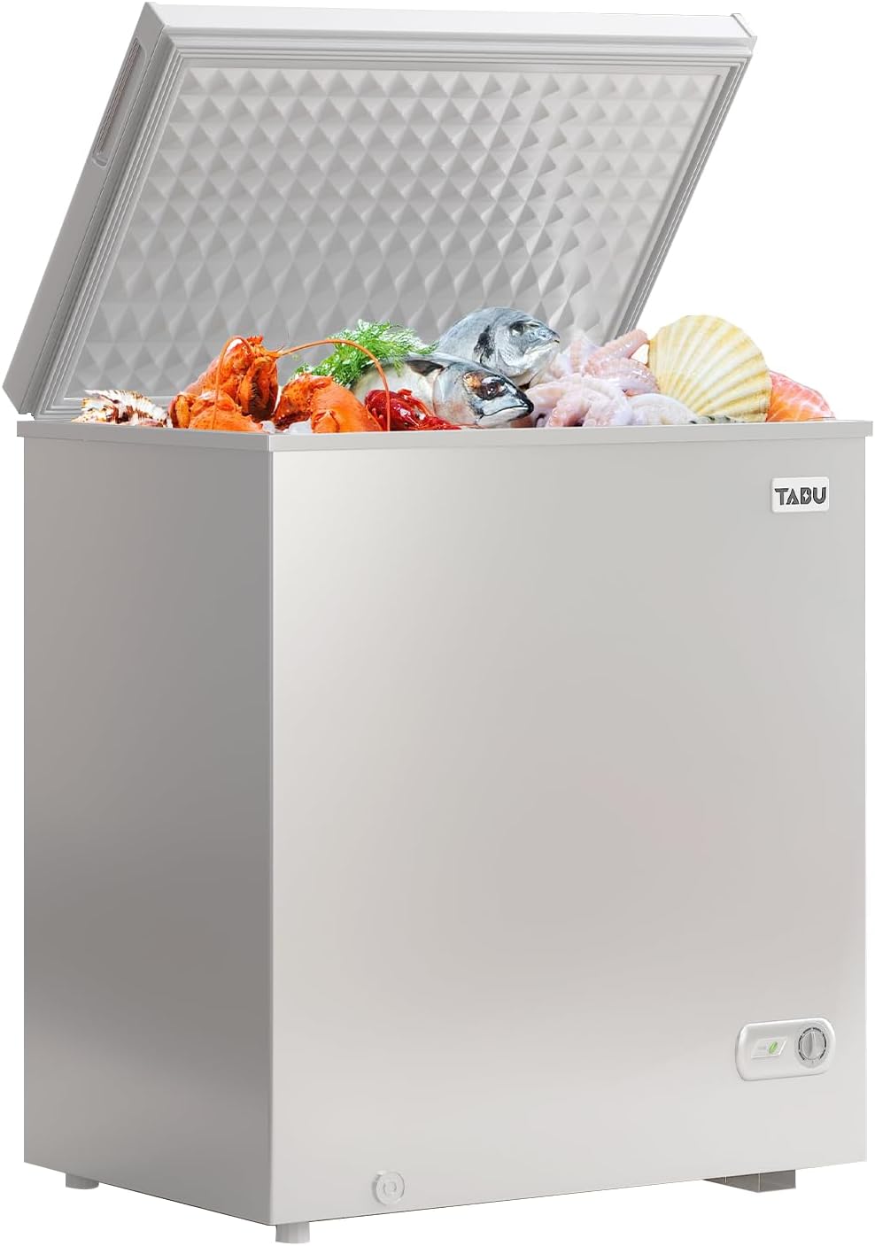 TABU 7.0 Cubic Feet Chest Freezer with Adjustable Thermostat