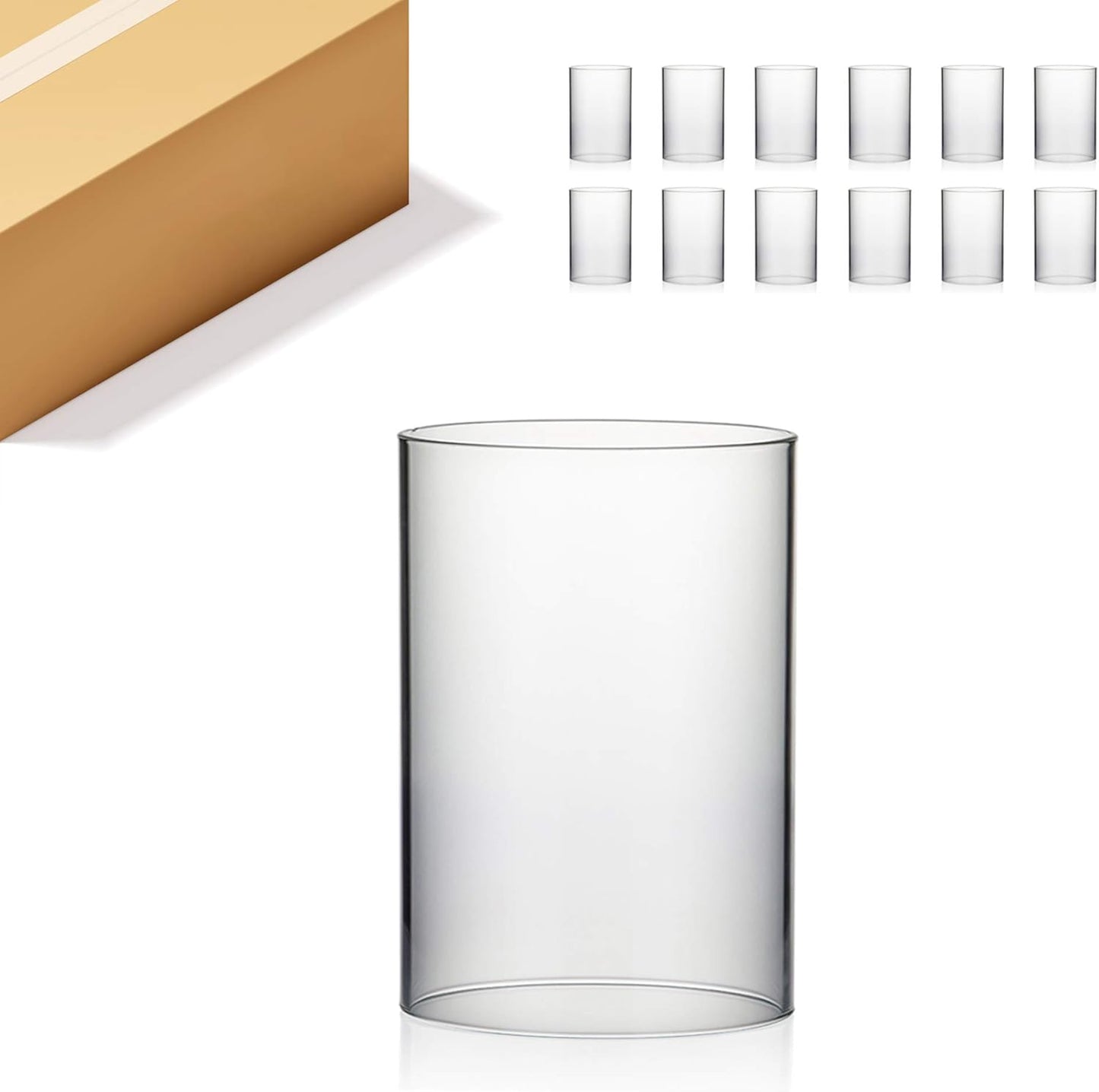 WGVI Hurricane Candle Holder Sleeve for Elegant Home Decor