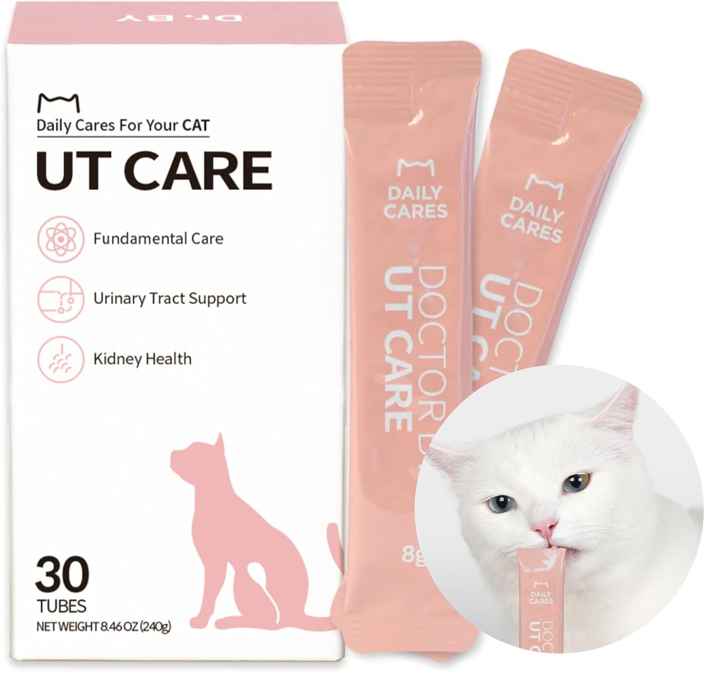 Dr.by UT Care Cat UTI Kidney Support Supplement for Urinary Health
