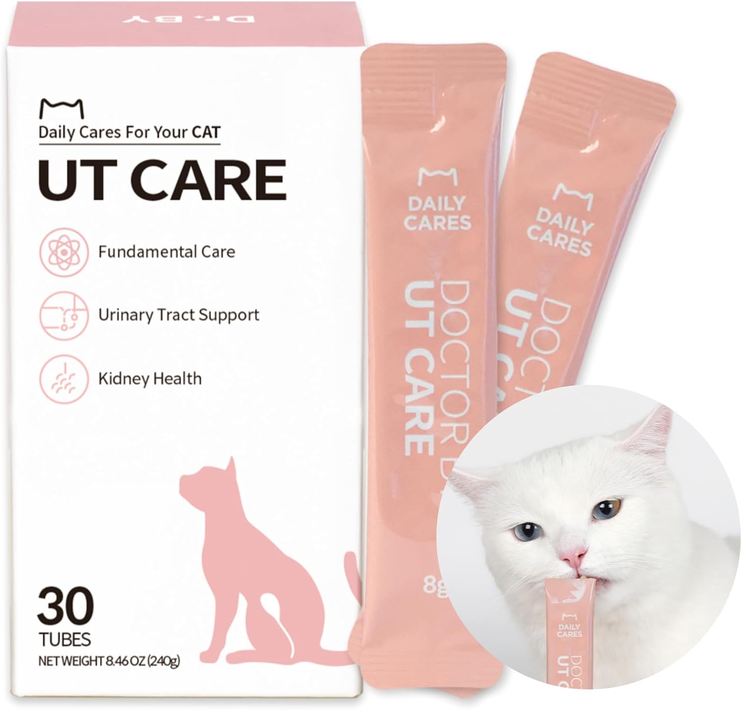 Dr.by UT Care Cat UTI Kidney Support Supplement for Urinary Health