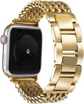 HANDODO Stainless Steel Band for Apple Watch - Luxury Metal Strap