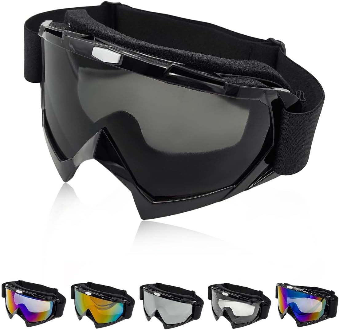 Dirt Bike Goggles - Wind & Dust Proof ATV Safety Gear