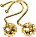 Chictie Brass Bling Shower Hooks - Set of 12