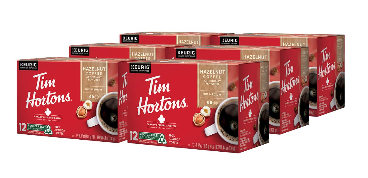 Tim Hortons Hazelnut Flavored Medium Roast Coffee K-Cups 72ct