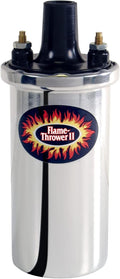 Pertronix Flame-Thrower II Ignition Coil 45,000V 0.6 Ohm - Chrome