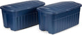 Rubbermaid Roughneck Tote 40 Gal 2 Pack - Heavy Duty Stackable Storage