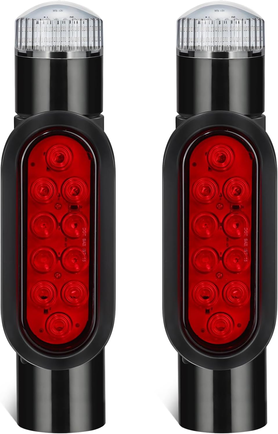 Partsam Boat Trailer Guide Light Set for Enhanced Visibility
