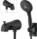 PROOX All Metal Tub Spout with Diverter Matte Black - Durable Tub