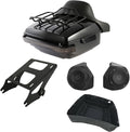 Gloss Black King Tour Luggage Trunk for Harley Touring Models
