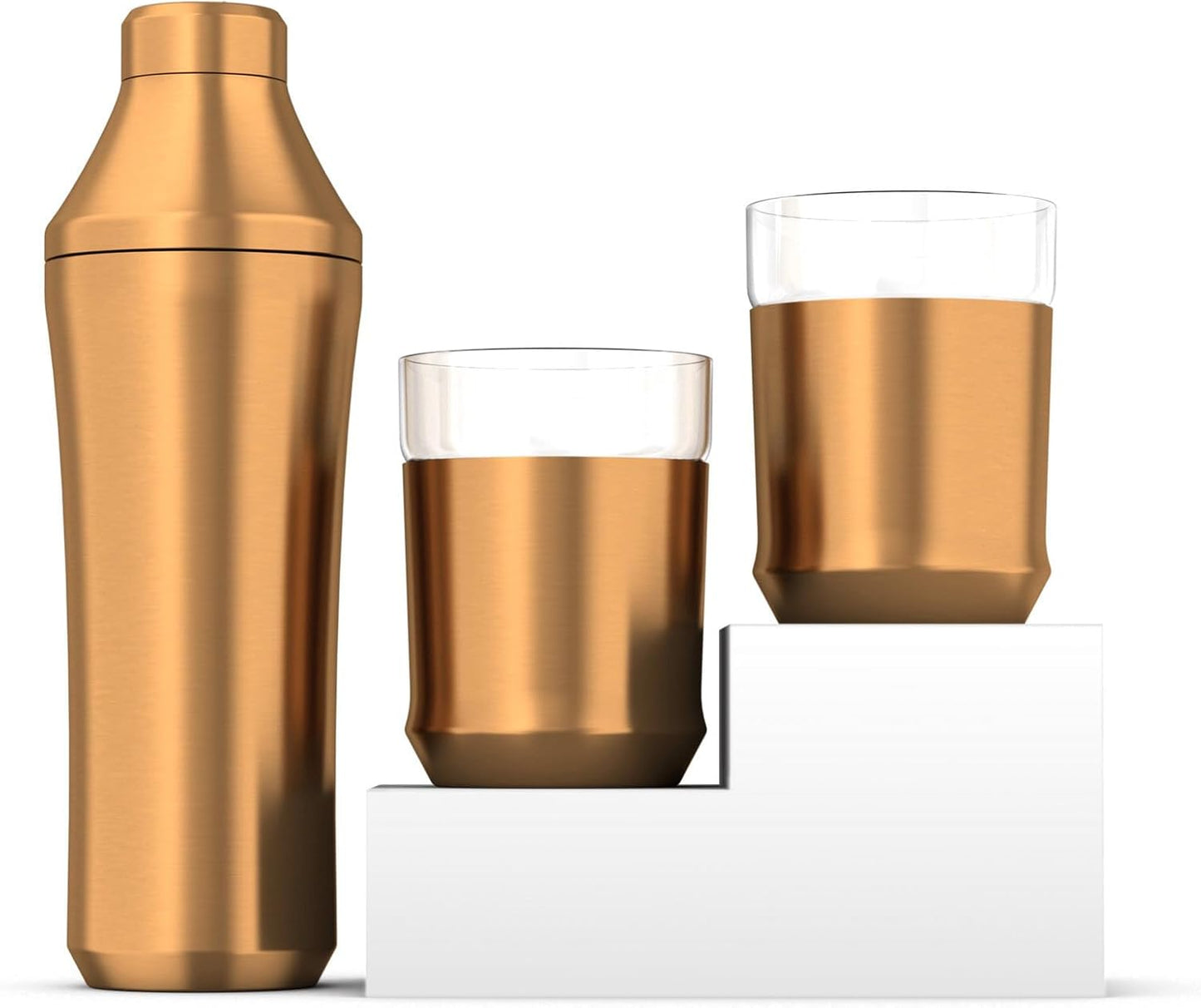 Stainless Steel Copper Cocktail Shaker Set