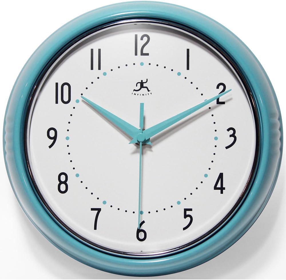 Retro Silent Sweep Non-Ticking Wall Clock for Modern Decor