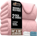 GORILLA GRIP Washable Toddler Mattress Incontinence Pads - 2 Pack Leak