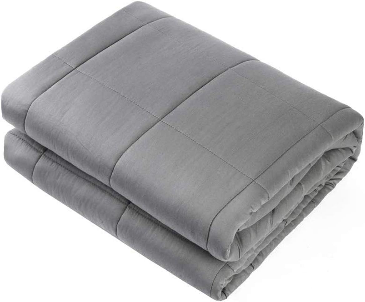 Waowoo Adult Weighted Blanket for Peaceful Sleep 15lbs 60x80