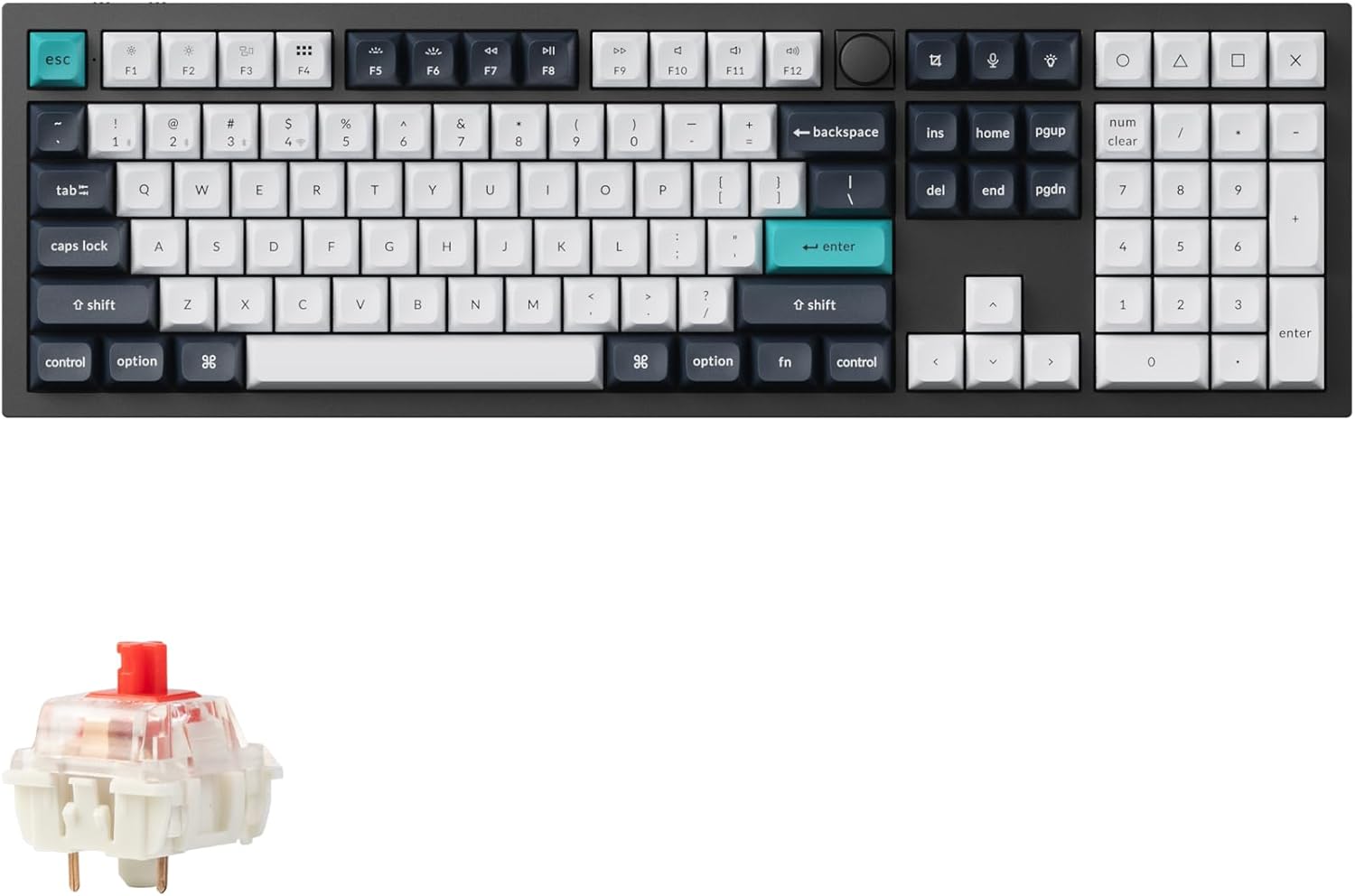 Keychron Q6 Max Custom Mechanical Keyboard with RGB Backlighting