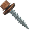 Metal Roofing Screws 10 x 1 Copper Hex Head - Durable Match