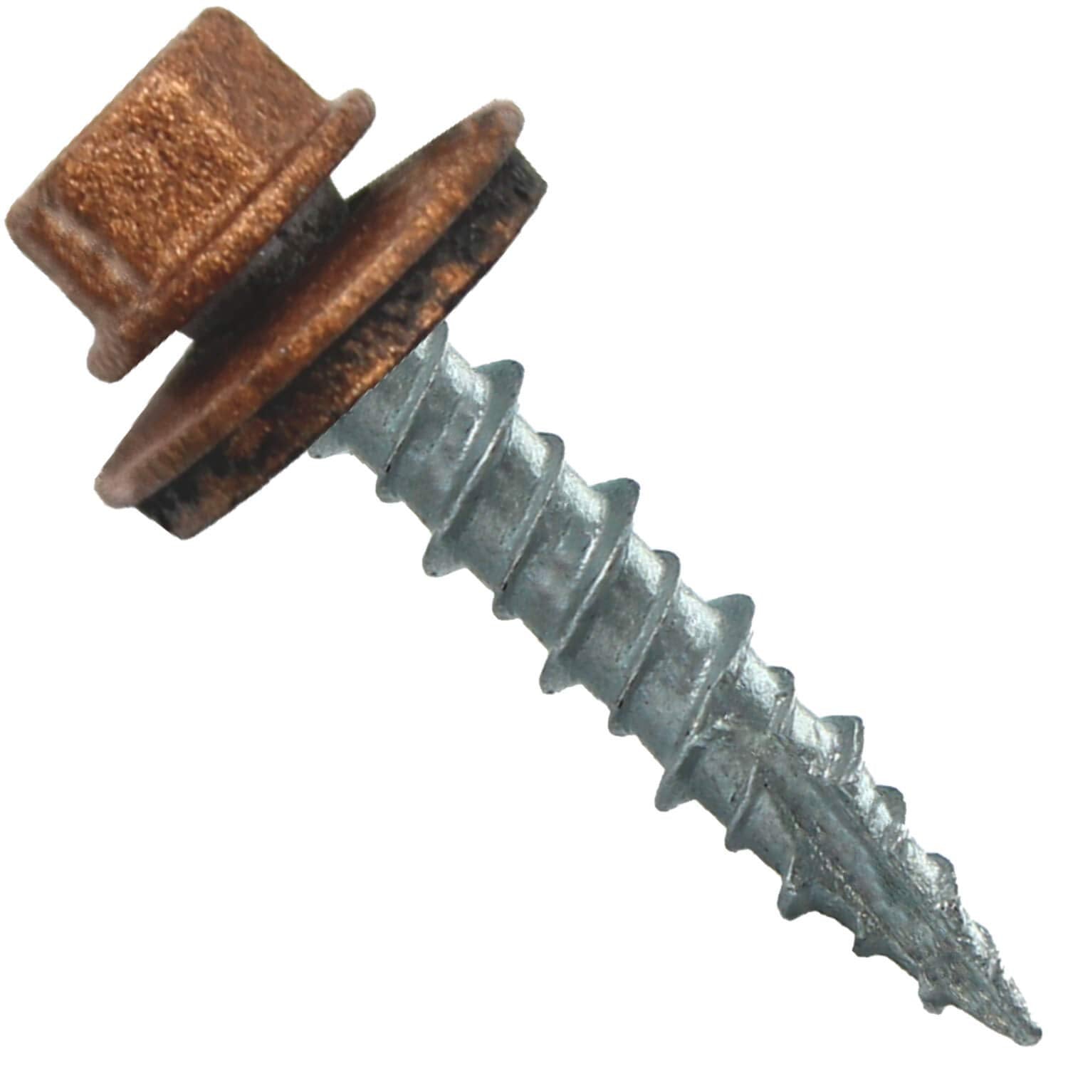 Metal Roofing Screws: 10 x 1 Copper Hex Head for Secure Fastening