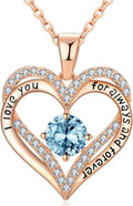 18K Rose Gold Necklaces for Women by xiupen - Perfect Gift
