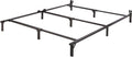 Metal Bed Frame for Box Spring and Mattress, Queen - Sturdy 9-Leg Base
