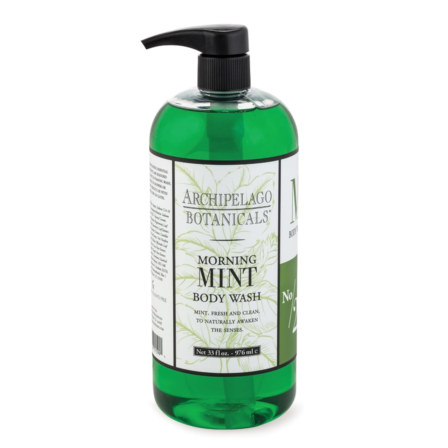 Morning Mint Body Wash for Dry Skin by Archipelago Botanicals