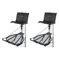 Hawk Steel Hang-On Adjustable Hunting Game Deer Tree Stand - Spacious