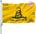 Dont Tread on Me Flag Double Sided 5x8 Outdoor - Heavy Duty Gadsden