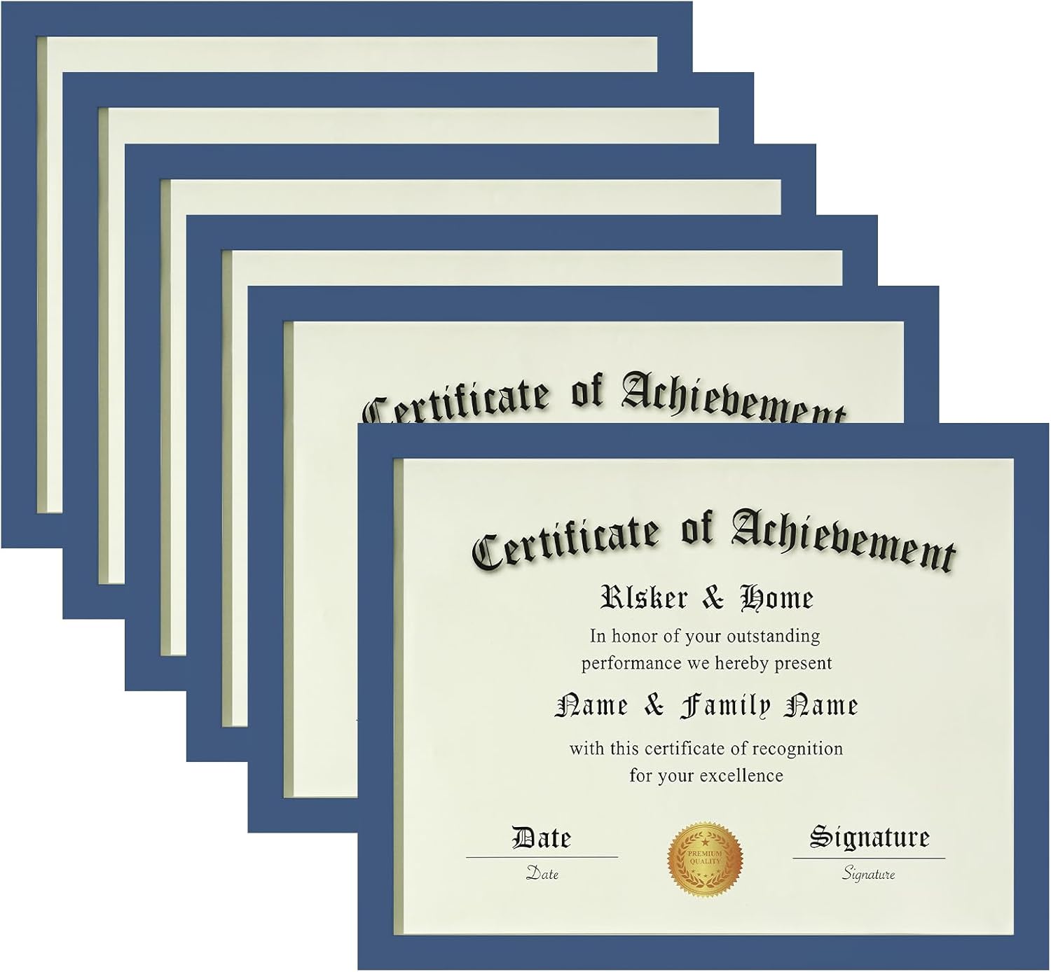8.5x11 Picture Frame Set for Kids Artwork and Certificates