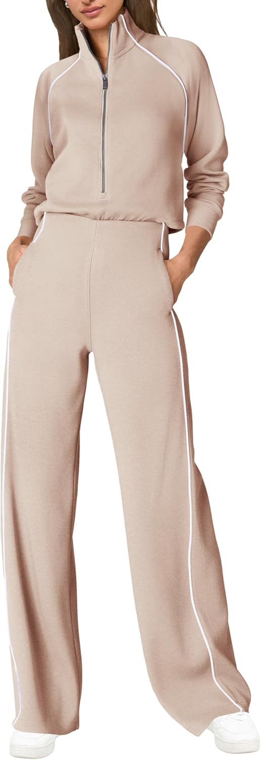 Stylish Womens Jumpsuits with Mock Neck and Wide Leg Design