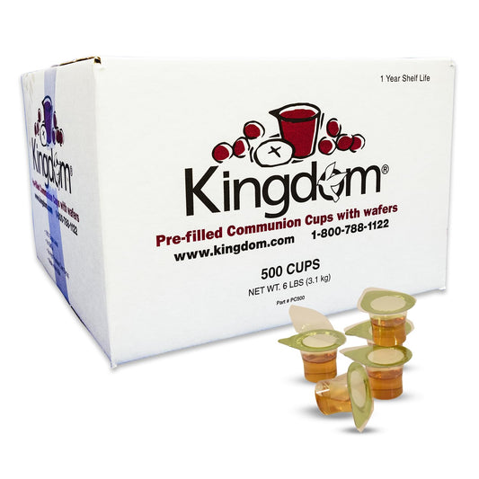 Prefilled Communion Cups with Wafers for Holy Eucharist Events