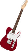 Fender Squier Telecaster Red Bundle: Beginner Guitar + 2-Year Warranty + Free Lessons