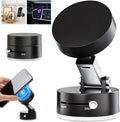 Vacuum Magnetic Suction Phone Holder - Foldable Retractable Mount