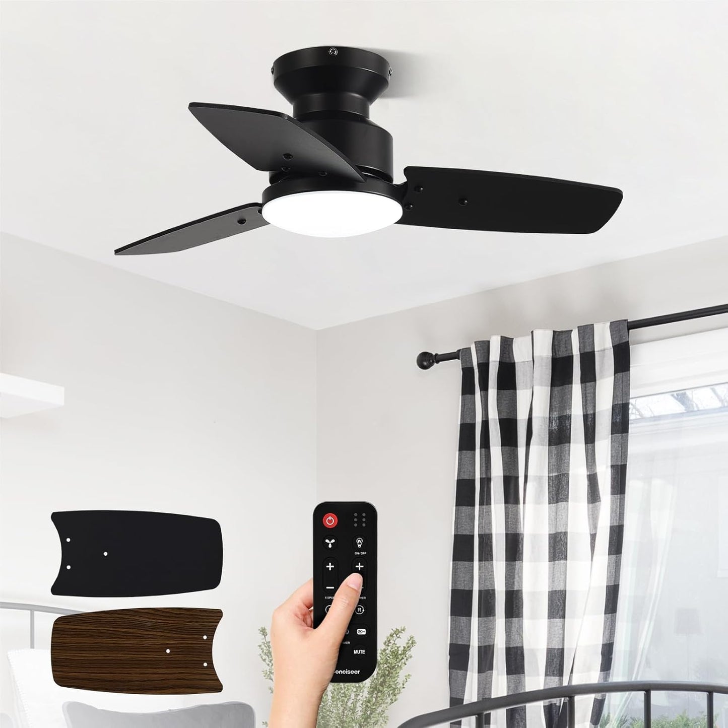 30 Inch Ceiling Fans with Lights and Remote for Modern Homes