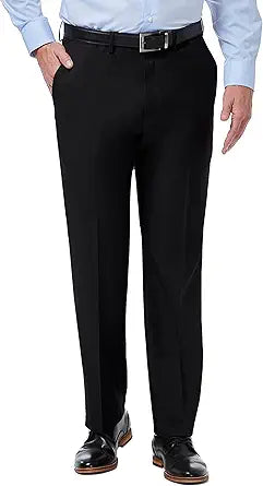 Haggar Men's Premium Comfort Dress Pant for All Occasions