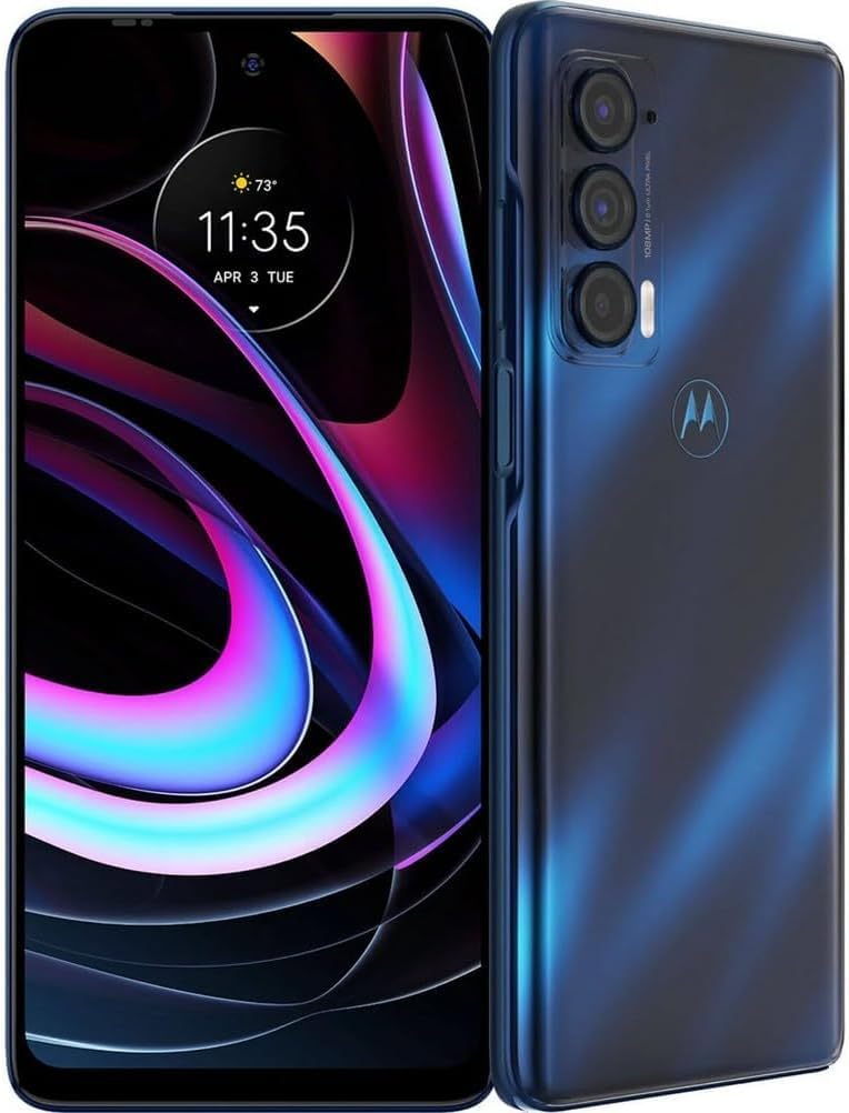 Motorola Moto Edge 5G UW 256GB Nebula Blue - Renewed Smartphone