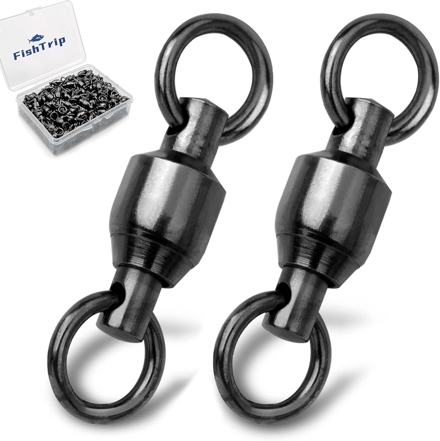 High Strength Ball Bearing Fishing Swivels Set - 30pcs by FishTrip