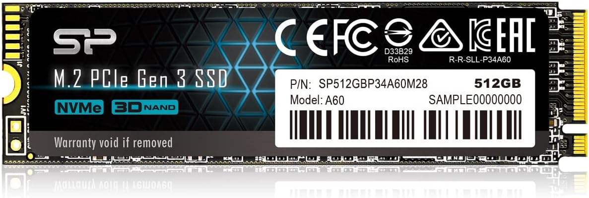 SP Silicon Power 512GB NVMe SSD - Ultra-Fast Storage