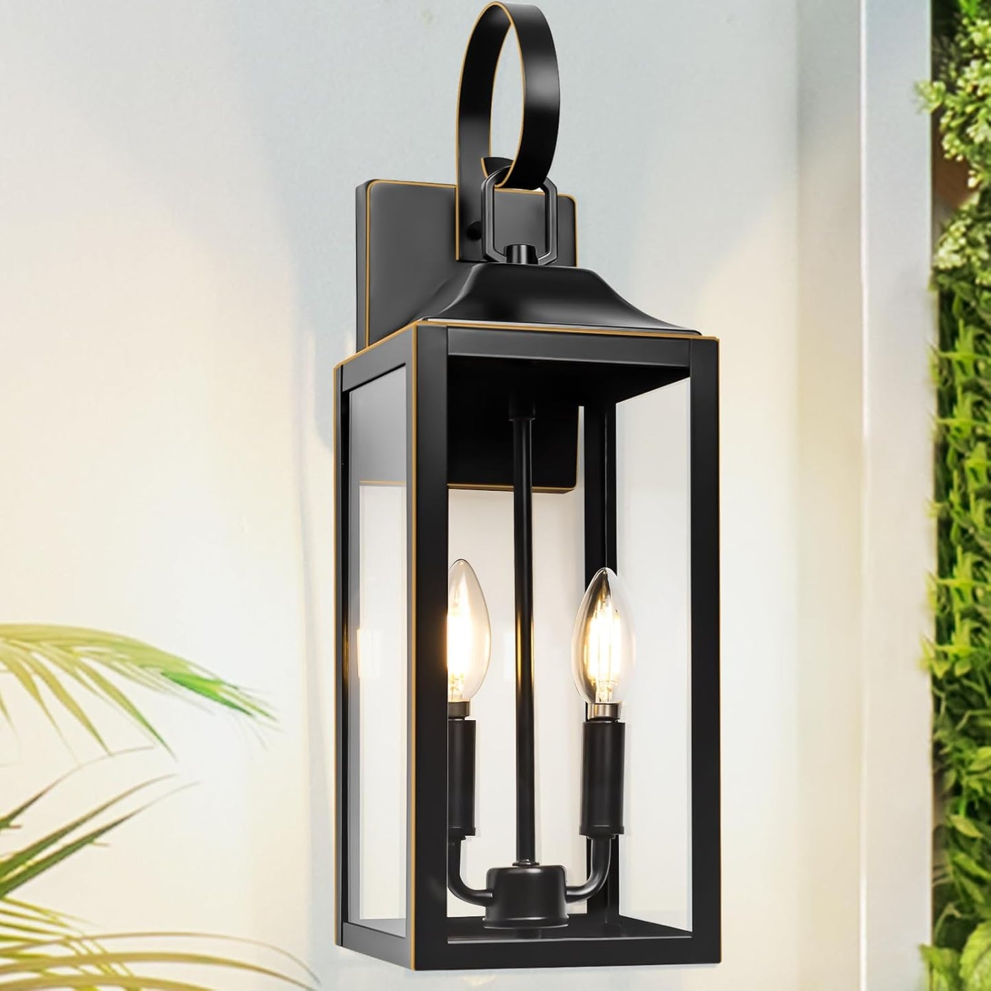 19 Inch Large Outdoor Wall Light Fixture for Modern Porches