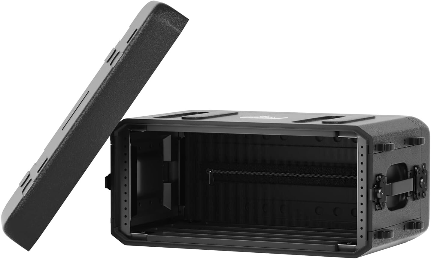 Phenyx Pro 4U Shallow Rack Case for Safe Gear Storage