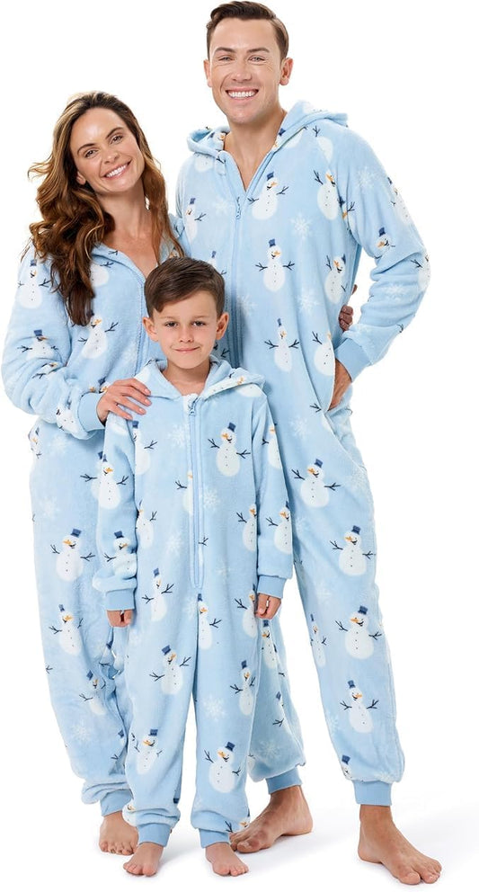 Cozy Family Christmas Onesie Pajamas for Adults & Kids