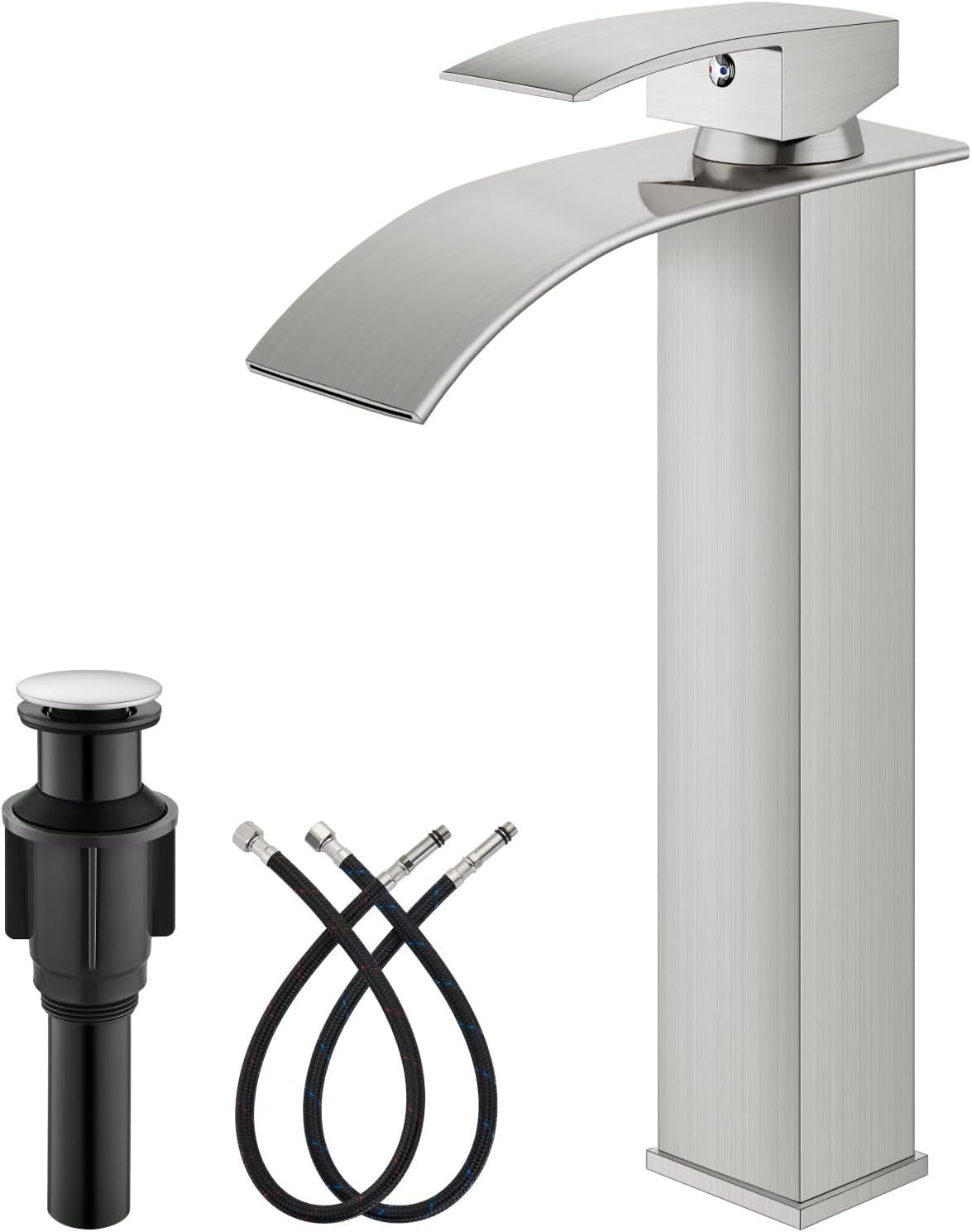 Gotonovo Waterfall Tall Bathroom Faucet for Modern Sinks