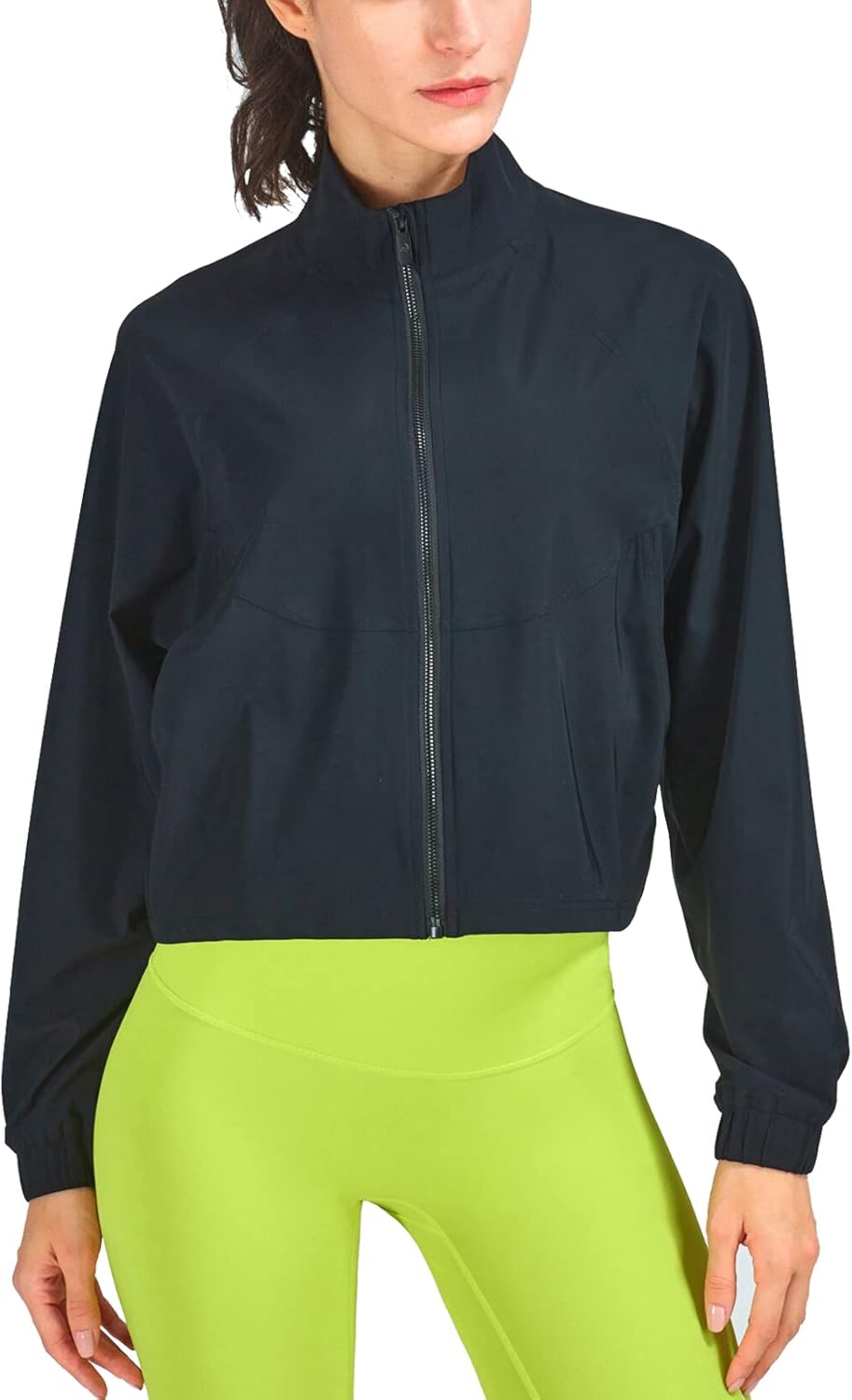 altiland Women's Athletic Running Yoga Gym Track Zip Up Jacket